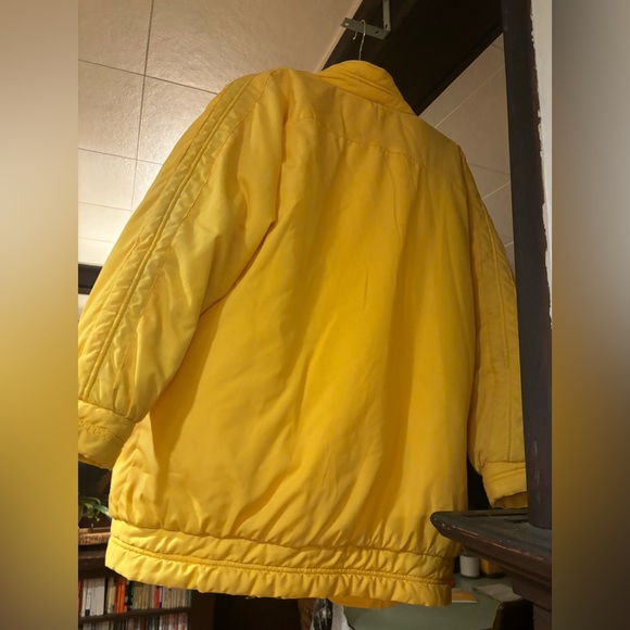 Vintage Yellow Puff Coat by S.B.II by Bitterman (small) - Picture 5 of 8